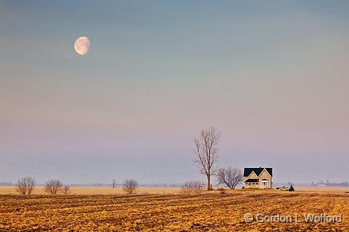 Moon At Sunrise_15440.jpg - Photographed at Ottawa, Ontario - the capital of Canada.